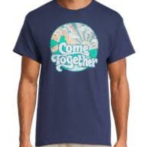 COME TOGETHER  T-SHIRT,  BLUE, 2XL, DOM